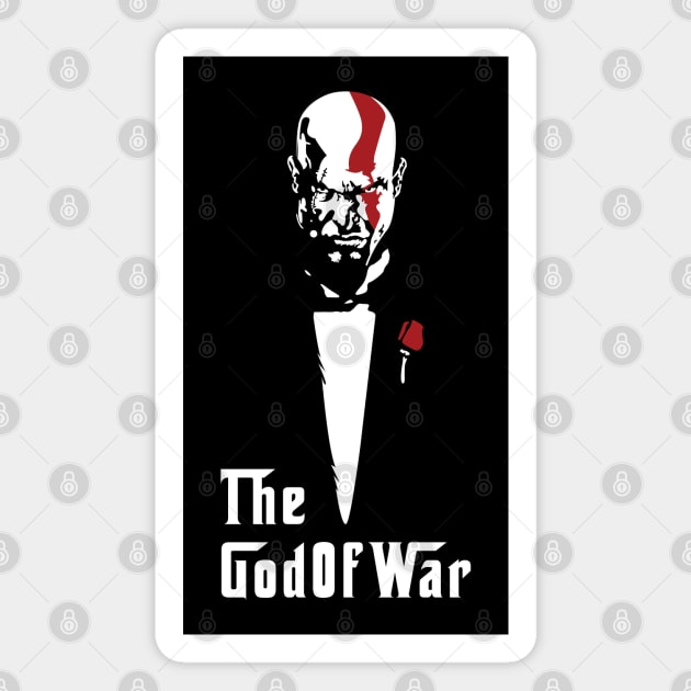 The God Of War Godfather Magnet by scribblejuice